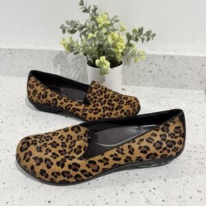 Dansko Olivia loafers in a leopard print calf Loafers Size 41